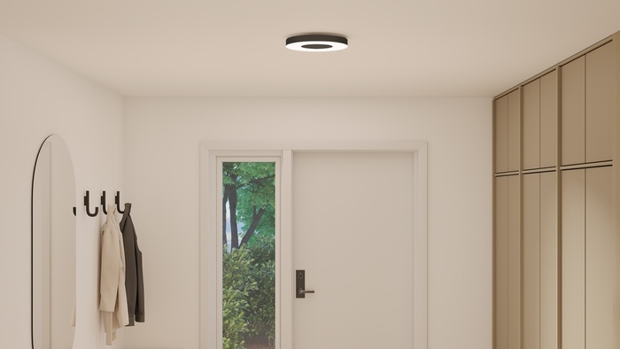 Plafond 22W 2000 lm Svart Plejd